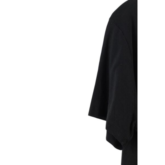 Fenini Black Women's Short Sleeve Top Blouse Pullover 1X 060 - Picture 3 of 6